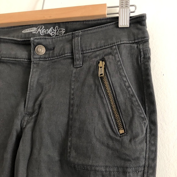 Old navy rockstar zip pocket pants - Picture 3 of 8
